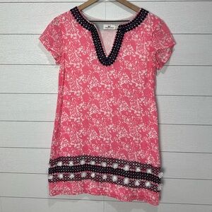 Vineyard Vines Pink & Navy Dress Size 2